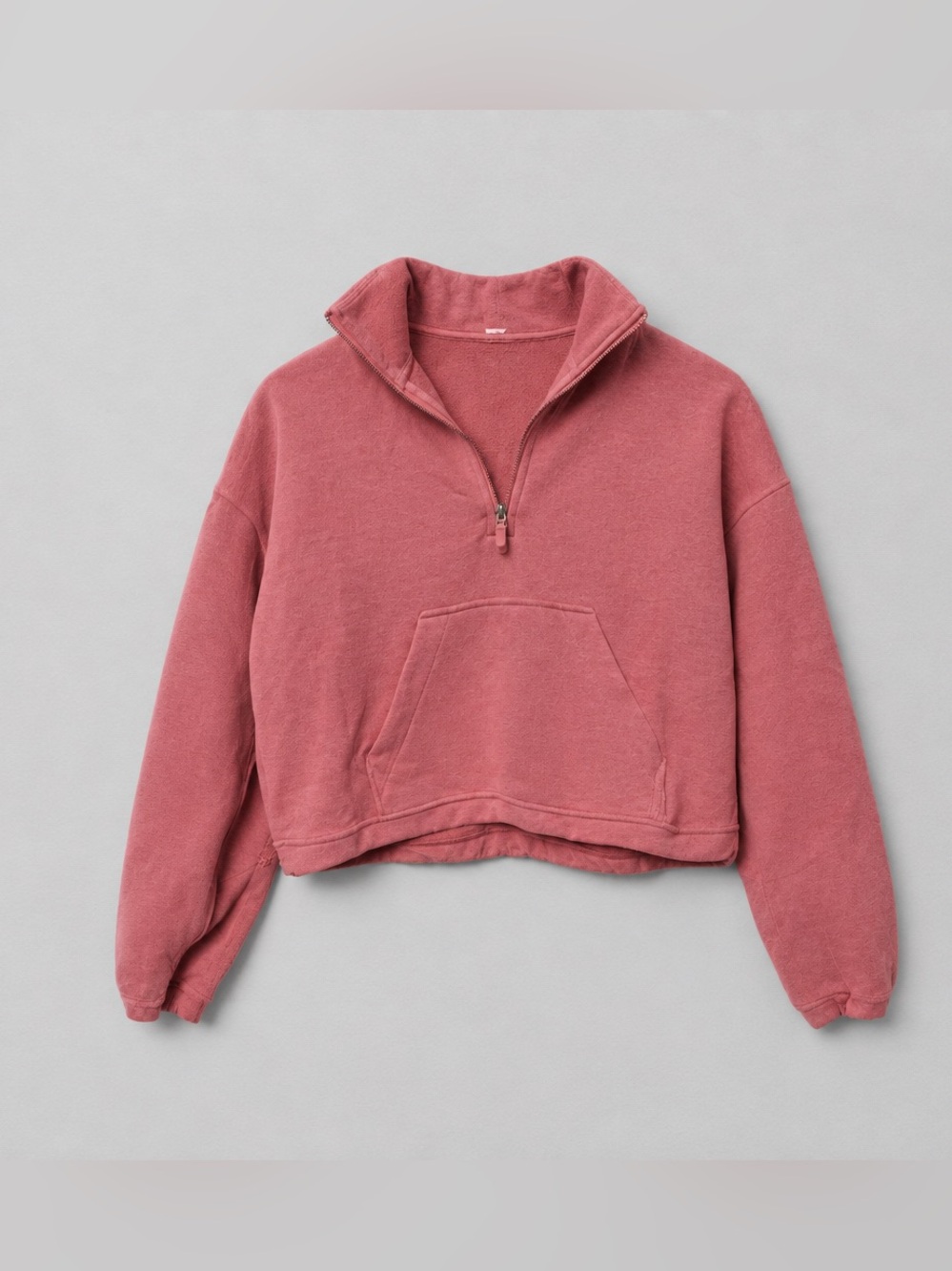 Lululemon Women's Dusty Rose Half-Zip Pullover Sweater 4